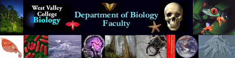 Biology Department - Faculty - West Valley College
