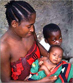 Mother with Malaria
