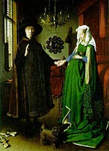 Picture of "Portrait of Arnolfini and His Bride" by Van Eyck