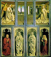Picture of "The Ghent Altarpiece - closed" by Van Eyck