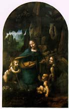Picture of "Virgin of the Rocks" by Leonardo