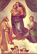 Picture of "Sistine Madonna" by Raphael