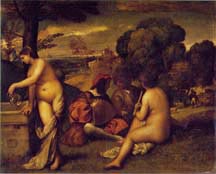 Picture of "Pastoral Symphony" by Titian