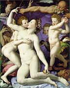 Picture of "Venus, Folly and Time" by Bronzino