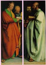 Picture of "The Four Holy Men" by Durer