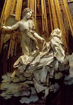 Picture of "St Terese of Avila in Ecstasy" Bernini