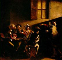 Picture of "The Calling of St. Matthew" by Caravaggio