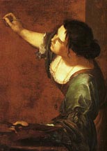 Picture of "Self Portrait" by Gentileschi