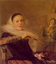 Picture of "Judith Leyster Self Portrait" 1635 by Vermeer