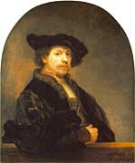 Picture of "Self Portrait, 1640" by Rembrandt