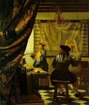 Picture of "Allegory of Painting" 1642 by Vermeer