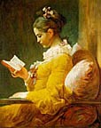 Picture of "Girl Reading" by Fragonard