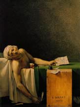 Picture of "Death of Marat" by David
