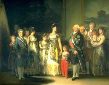 Picture of "Family of Charles IV" by Goya