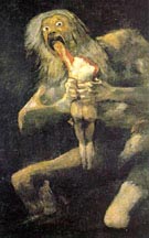 Picture of "Saturn Devouring His Children" by Goya