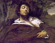 Picture of "Wounded Man" by Courbet