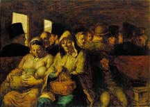 Picture of "The Third Class Carriage" by Daumier