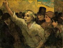 Picture of "The Uprising" by Daumier