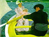 Picture of "The Boating Party" by Cassatt