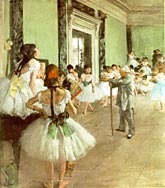 Picture of "The Dance Class" by Degas