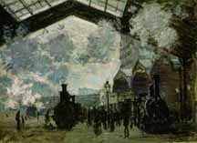 Picture of "St. Lazare Station" by Monet