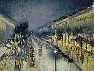 Picture of "Monmartre - Night" Pissarro
