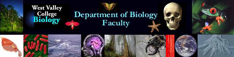 Biology Department - Faculty - West Valley College