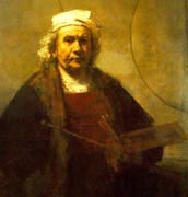 Picture of "Self Portrait, 1661" by Rembrandt