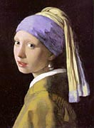 Picture of "Girl with a Pearl Earring" 1666 by Vermeer